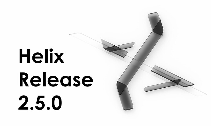 Helix Release 2.5.0 Graphic gray