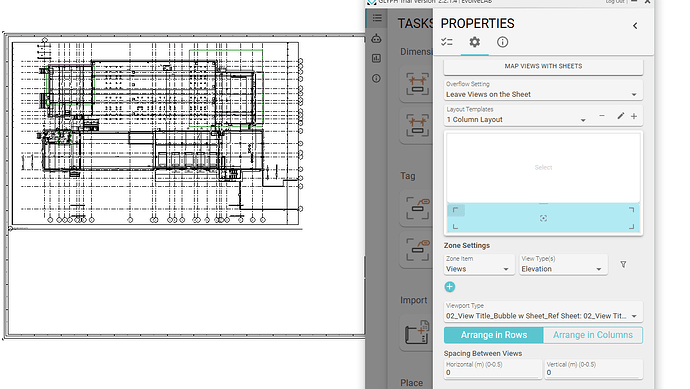 Placing views on Sheet