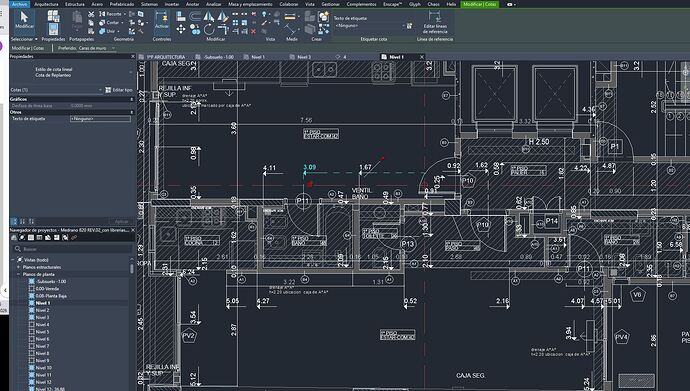 Cotas Replanteo Revit