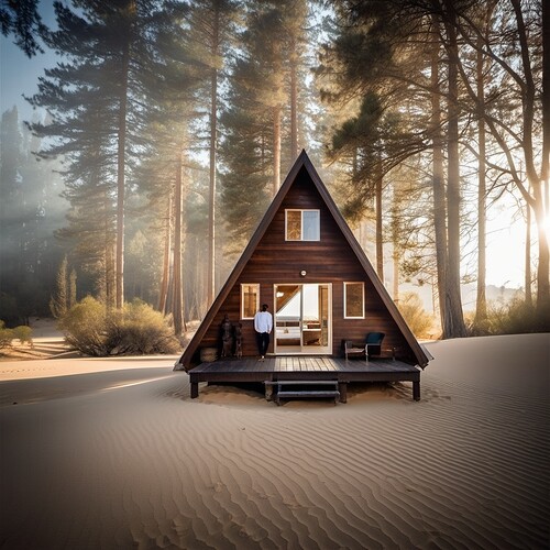 2023-11-16 22-21-59 - white cabin, in a desert, sand