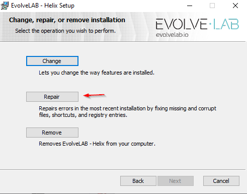 helix-installer-repair