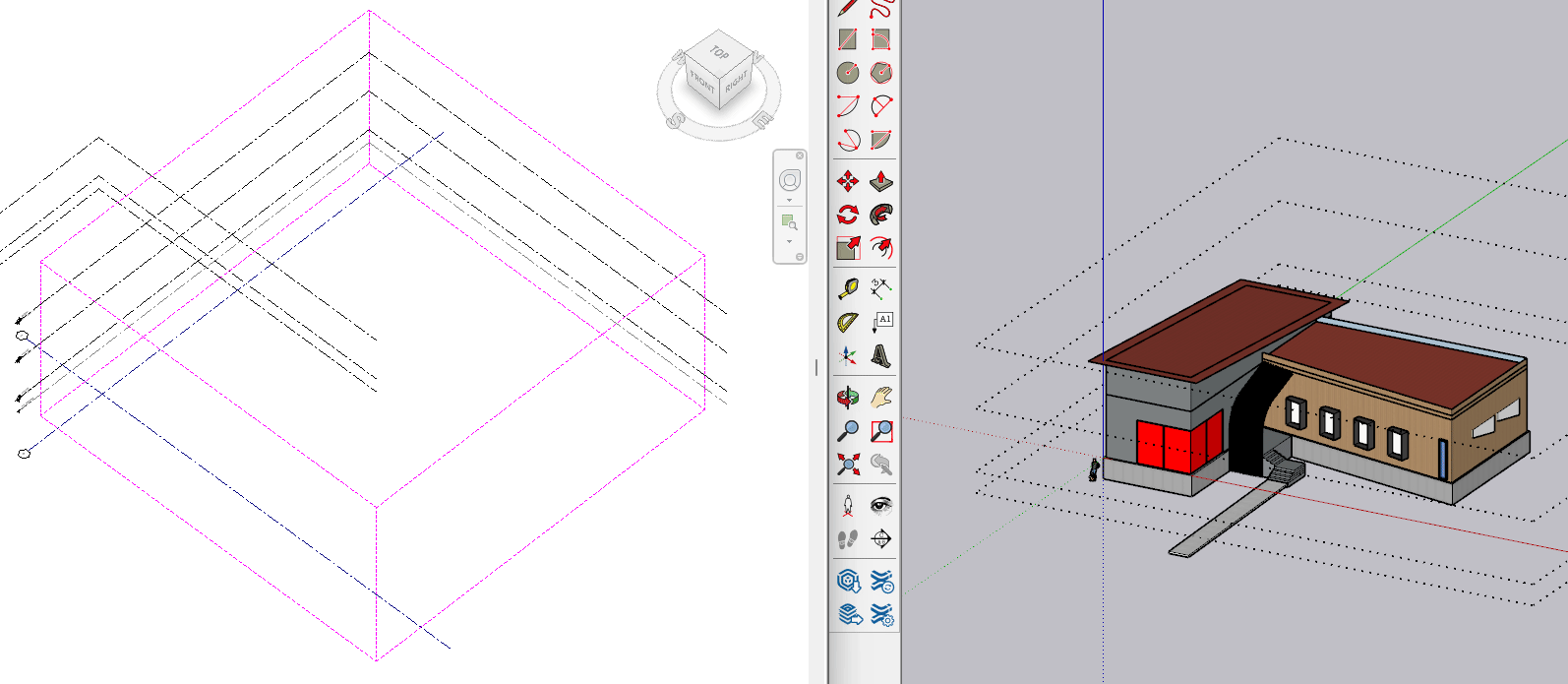 Helix - Door in correct wall and all wall openings appearing