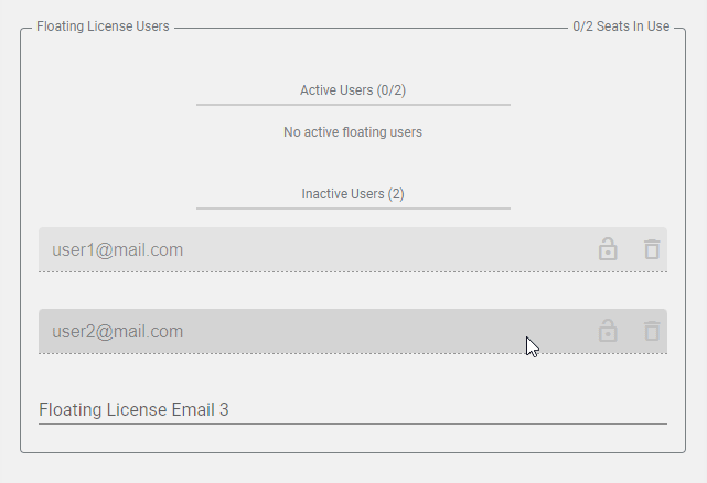 floating license_locka nd unlock