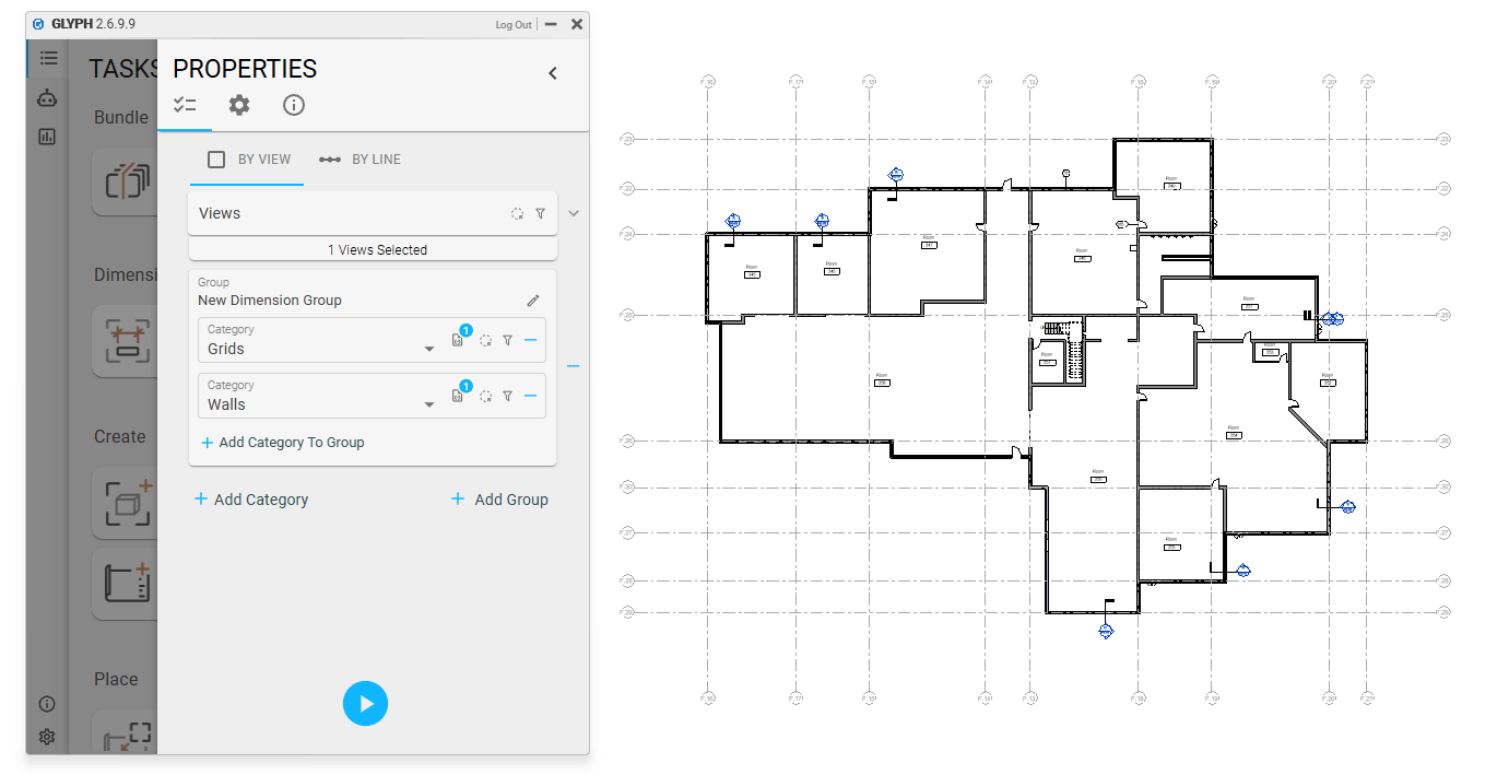 DimensionWallsAndGrids