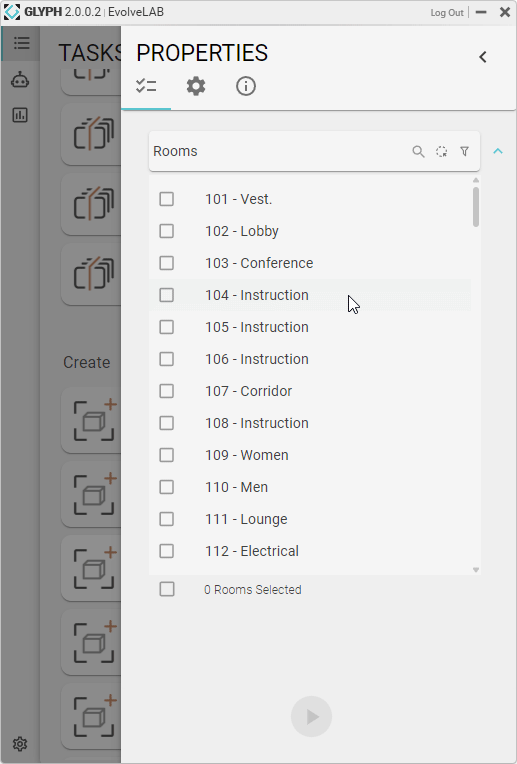 Show only selected elements